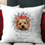 Personalised Christmas Norfolk Terrier Break Through, thumbnail 5 of 10
