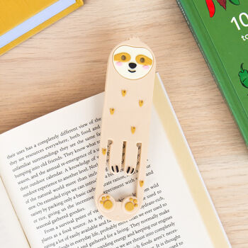 Sloth Reading Light And Bookmark, 2 of 4