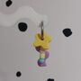 Hoop Earrings Charm Mix And Match Box Yellow Flower, thumbnail 2 of 3