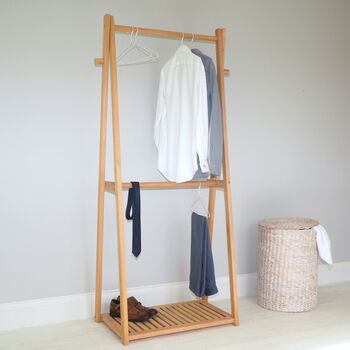 Double Clothes Rail Wooden, 2 of 4