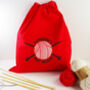 Personalised 'Knit Heaven' Knitting Bag, thumbnail 2 of 5