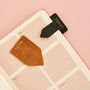 Personalised Leather Planner Bookmark, thumbnail 2 of 4