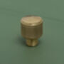 Knurled Button Cabinet Knob 20mm Satin Brass, thumbnail 1 of 9