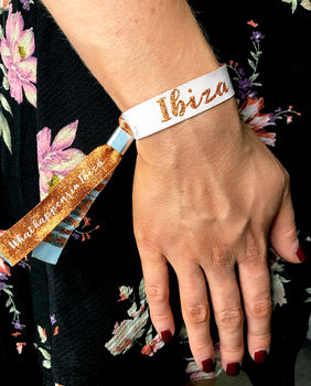 Ibiza Hen Do Party Wristbands Favours, 6 of 9
