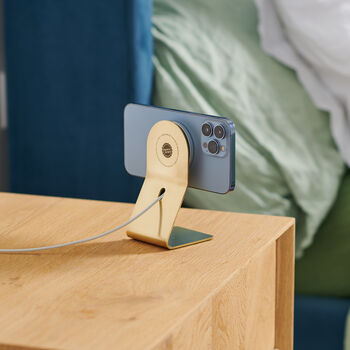 Nightstand Magsafe iPhone Dock | Solid Brass, 4 of 8