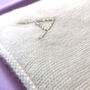 Personalised Embroidered Initial Cashmere Baby Blanket, thumbnail 3 of 9