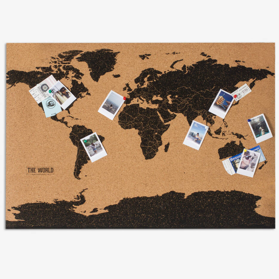 Personalised Cork Board Map By All Things Brighton Beautiful