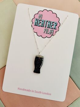 Irish Pint Charm Necklace / Gift For Beer Lovers And Pub Fans / St. Paddy's Day Accessory / Lucky Irish, 4 of 5