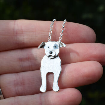 Staffordshire Bull Terrier Necklace, 3 of 7