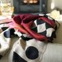 Handwoven Block Printed 'Peace Silk' Pashmina Scarf Shawl, thumbnail 2 of 4