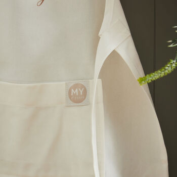 Personalised Autumn Pumpkin Carving Crew Childs Apron, 2 of 3