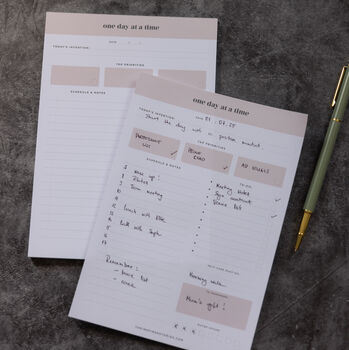 A5 Daily Notepad One Day At A Time, 8 of 8