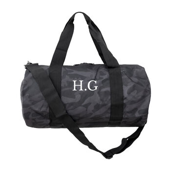 Personalised Camo Duffle Bag, 7 of 10