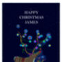 Christmas Card Personalised Reindeers, thumbnail 2 of 2
