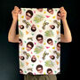 Jeff Goldblum Patterned Tea Towel, thumbnail 2 of 6