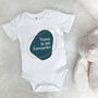 Favourite Auntie Personalised Baby Grow Abstract, thumbnail 6 of 8