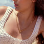 Engraved Paperclip Chain Necklace, thumbnail 3 of 6
