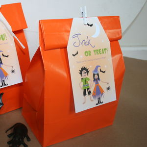 Halloween Party Bags And Personalised Tags By Little Fish Events ...