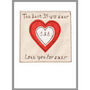 Personalised Coral 35th Wedding Anniversary Card, thumbnail 7 of 10