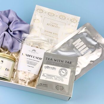 Mindfulness Stress Relief Relaxing Self Care Gift Box⎜Calming Wellness Treat For Her Him⎜Gift For Relaxation, 4 of 6