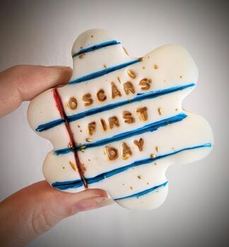 Personalised Back To School/Starting School Biscuit Gift Box, 4 of 7