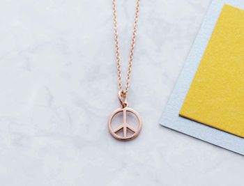 Peace Symbol Necklace, 6 of 8