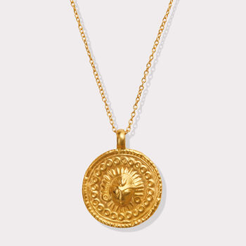Sun God Gold Vermeil Necklace, 3 of 6