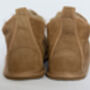 Sheepskin Slippers Camel 100% Hand Crafted Hard Sole, thumbnail 2 of 4