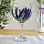 Lavender Painted Gin Glass, thumbnail 1 of 7