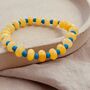 Capri Yellow Jade Bead Bracelet, thumbnail 1 of 6