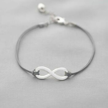 Luana Infinity Personalised Friendship Bracelet, 3 of 12