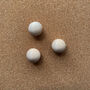Wooden Ball Cork Board Magnets Pack Of Three, thumbnail 3 of 7