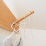 Wood Clothes Hanging Hooks Open Wardrobe, thumbnail 5 of 5