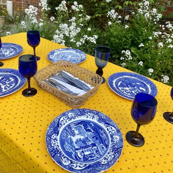 Yellow French Style Tablecloth Biot, 2 of 5