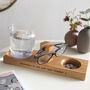 Personalised Glasses Stand With Dish And Coaster, thumbnail 1 of 11