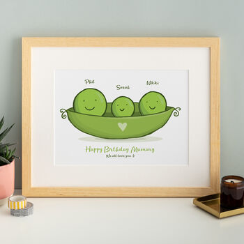 Print At Home Digital 'Peas In A Pod Family Print', 3 of 6