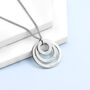 Personalised Rings Of Love Necklace, thumbnail 4 of 10