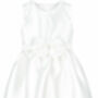Luxury Flower Girl Dress, White Taffeta And Tulle, thumbnail 2 of 2