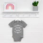 Mummy, You Are My World Babygrow With Flowers, thumbnail 4 of 5
