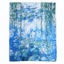 Water Lilies By Monet Silk Blend Scarf, thumbnail 3 of 6