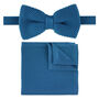 Wedding Handmade Polyester Knitted Pocket Square In Dark Teal, thumbnail 6 of 6