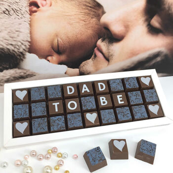 Mum And Dad To Be Personalised Chocolate Gift, 3 of 7