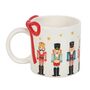 Nutcracker Print Mug With Bow, thumbnail 2 of 2