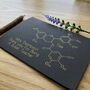 Personalised Tea Molecule Thank You Teacher Card, thumbnail 3 of 7
