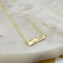 Gold Plated Sterling Silver Feather Necklace, thumbnail 1 of 3