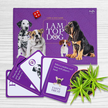 I Am Top Dog ~ Gift For Dog Lovers Of All Ages / Game About Dogs / Present From The Dog / Fun Game For Christmas Eve Box, 8 of 8