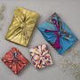 Eco Friendly Reusable Fabric Gift Wrap From Sari Cloth, thumbnail 2 of 7