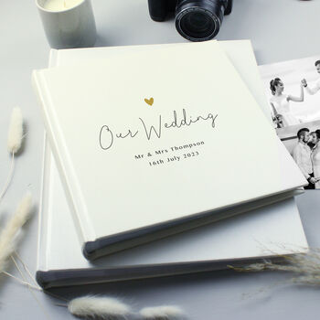 Personalised Mr And Mrs Wedding Day Photo Album, 2 of 6