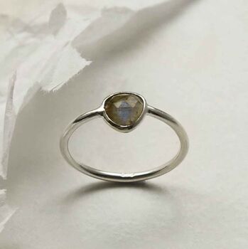 Sterling Silver Labradorite Ring, 4 of 5