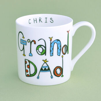 Personalised Granddad Bone China Mug, 5 of 6